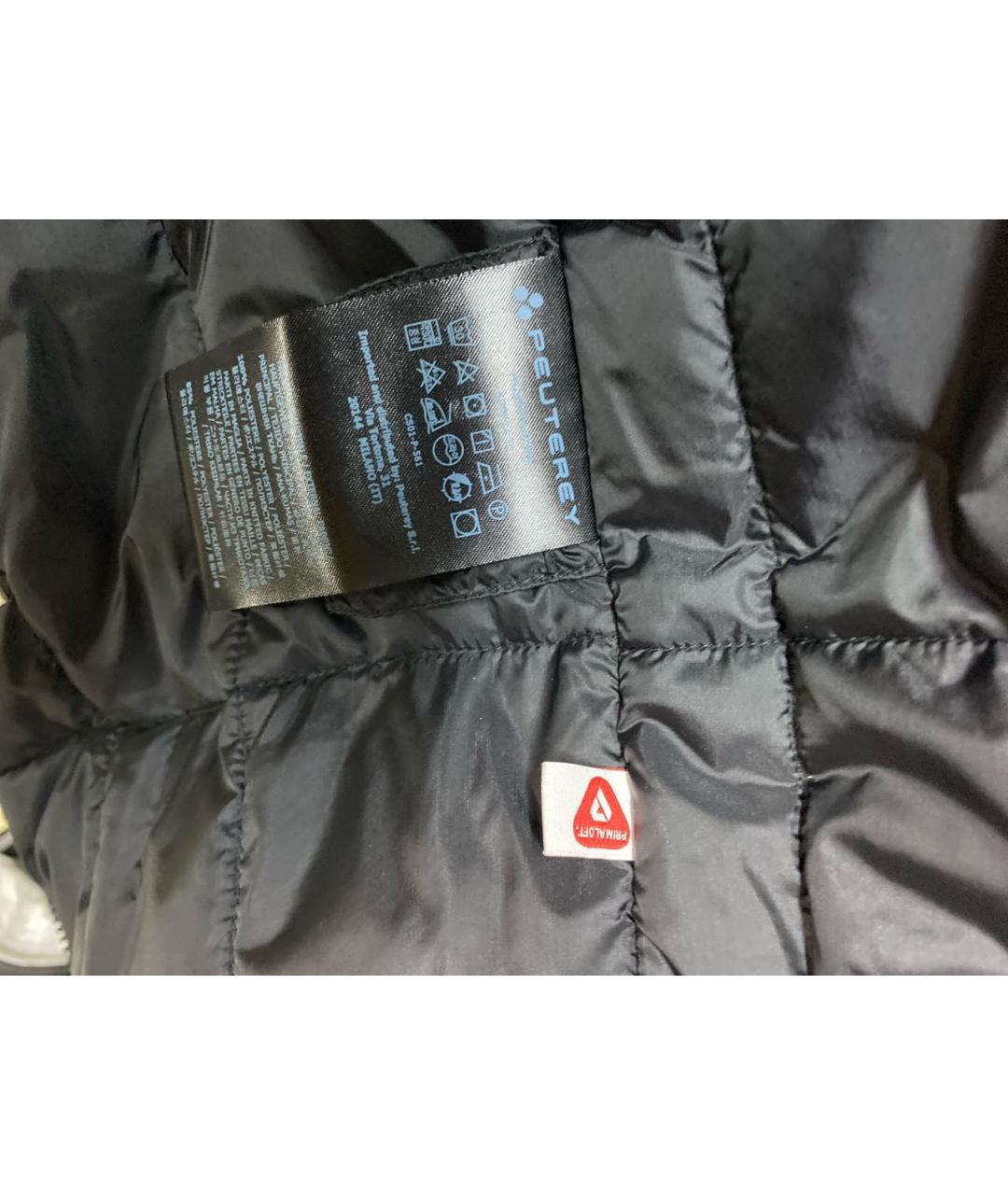 PEUTEREY Серый полиэстеровый тренч / плащ, фото 8