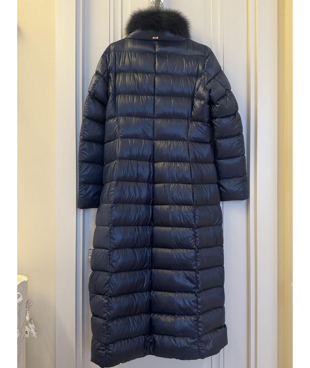 HERNO Темно-синий полиэстеровый пуховик, фото 3