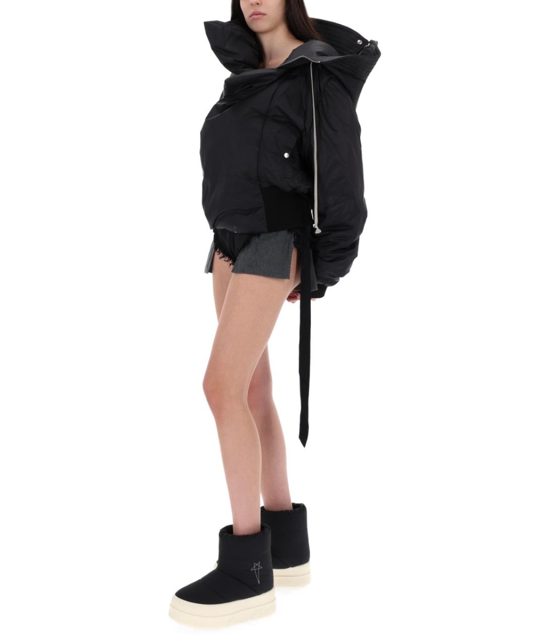 RICK OWENS DRKSHDW Черные хлопковые шорты, фото 5