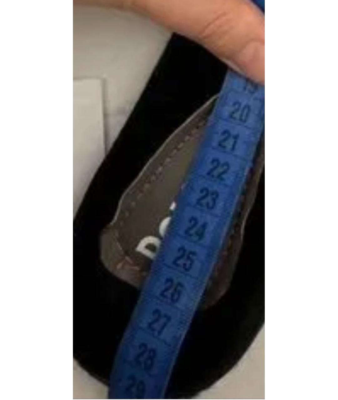 POLLINI Серые кожаные высокие кроссовки / кеды, фото 8