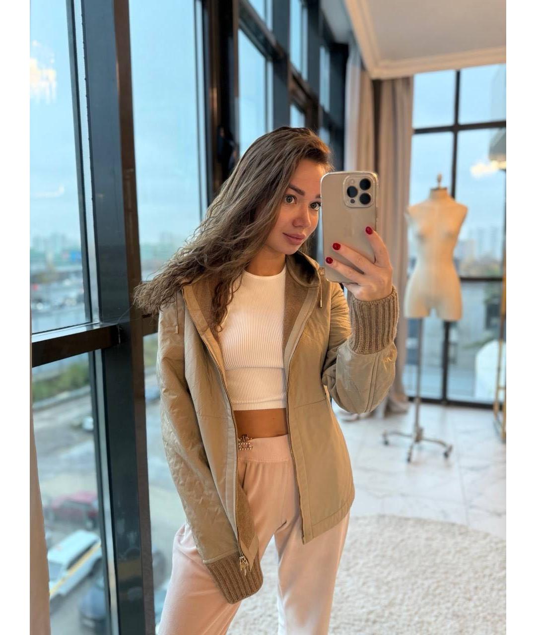 LORO PIANA Бежевая куртка, фото 5