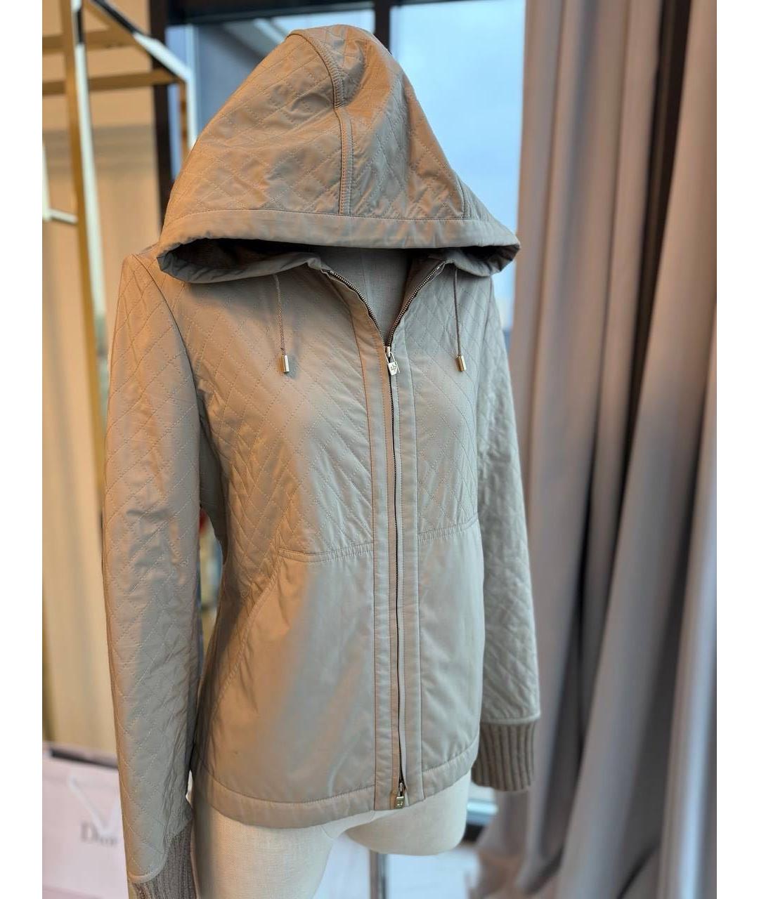 LORO PIANA Бежевая куртка, фото 9