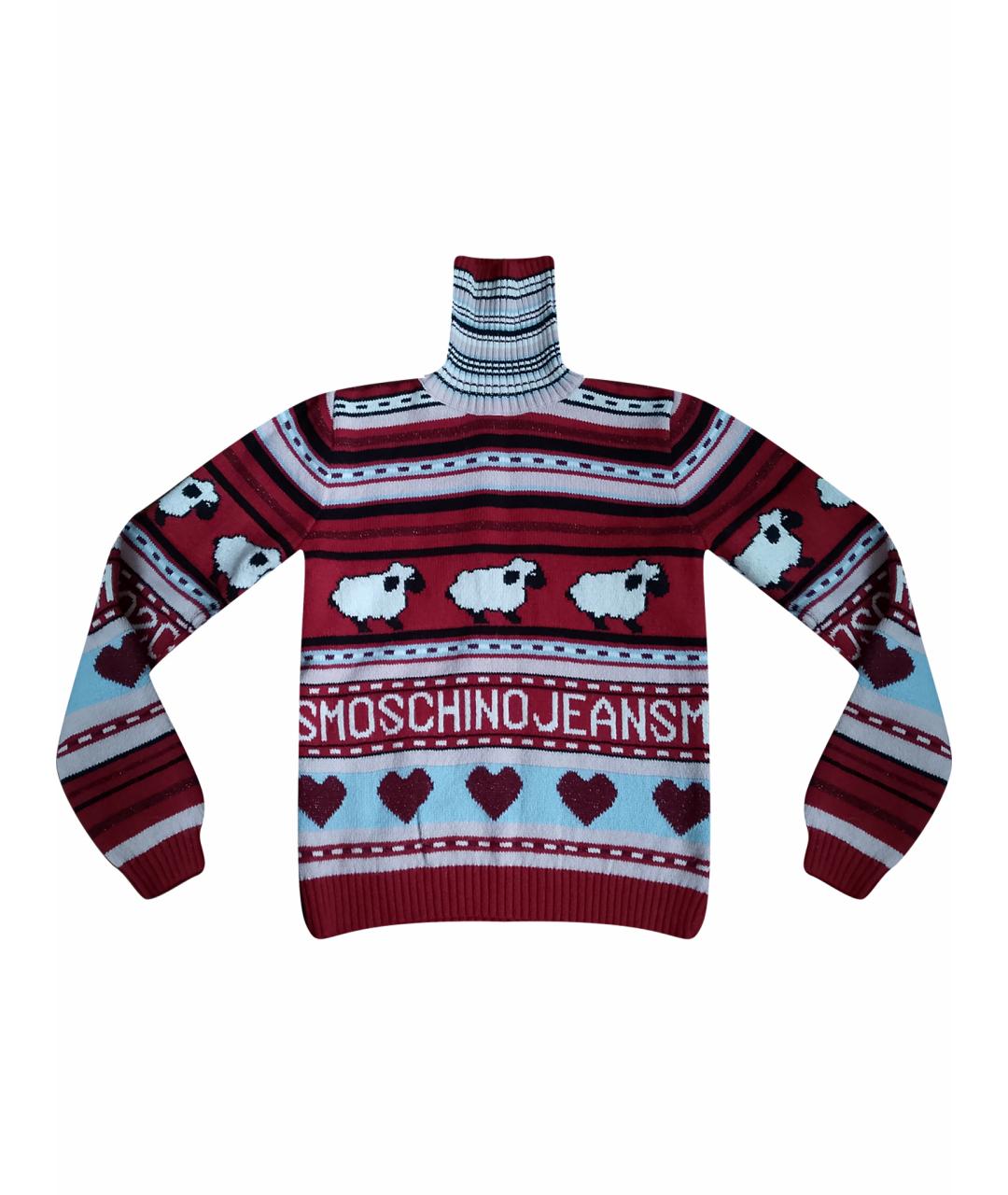 MOSCHINO Мульти шерстяной джемпер / свитер, фото 1