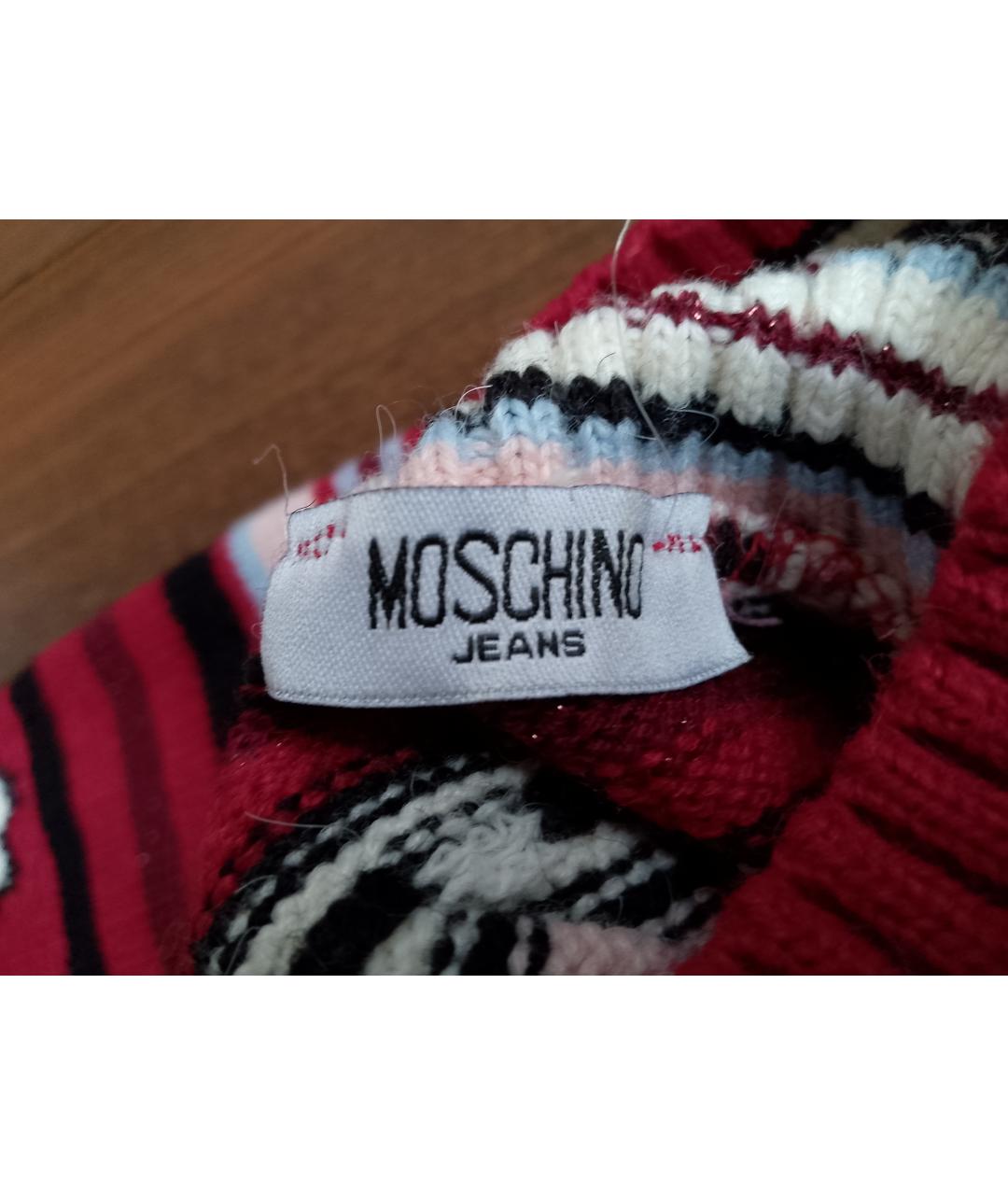 MOSCHINO Мульти шерстяной джемпер / свитер, фото 2