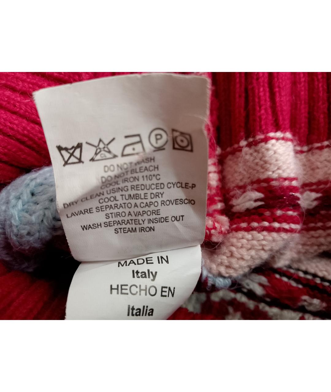 MOSCHINO Мульти шерстяной джемпер / свитер, фото 3