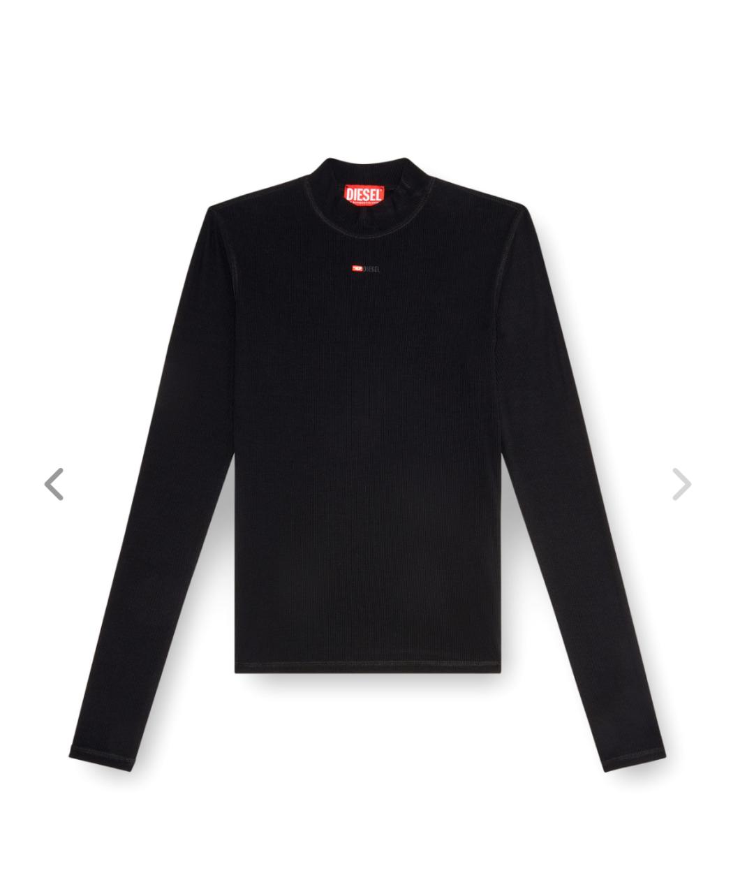 DIESEL Черная вискозная водолазка, фото 6