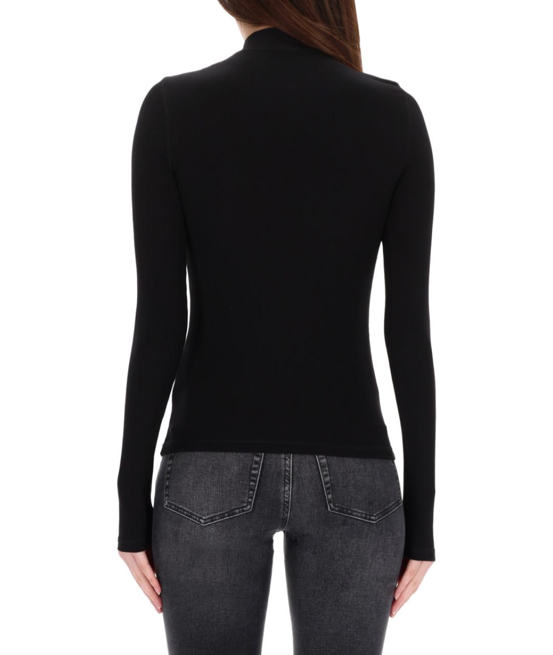 DIESEL Черная вискозная водолазка, фото 3