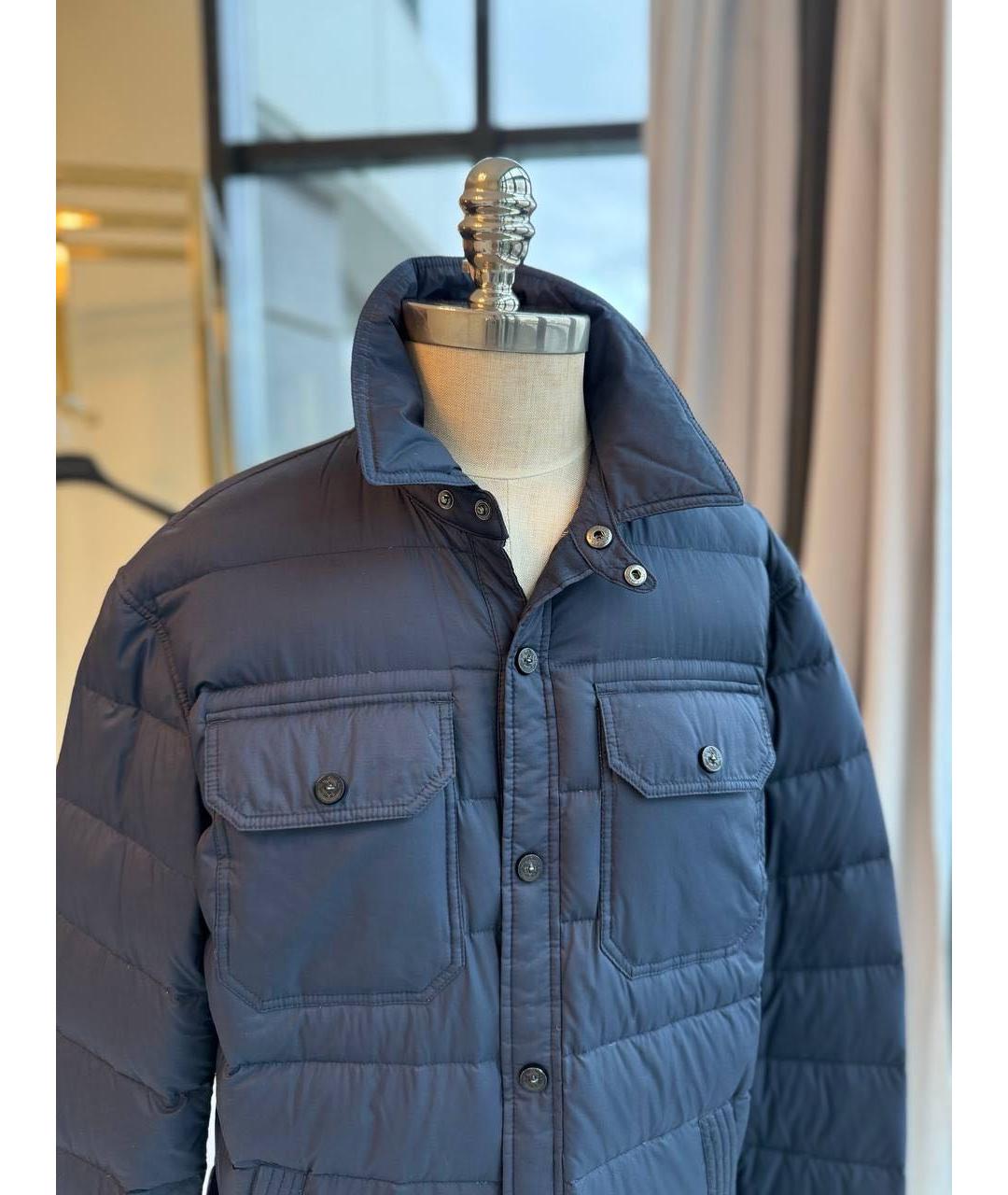 POLO RALPH LAUREN Темно-синяя хлопковая куртка, фото 8