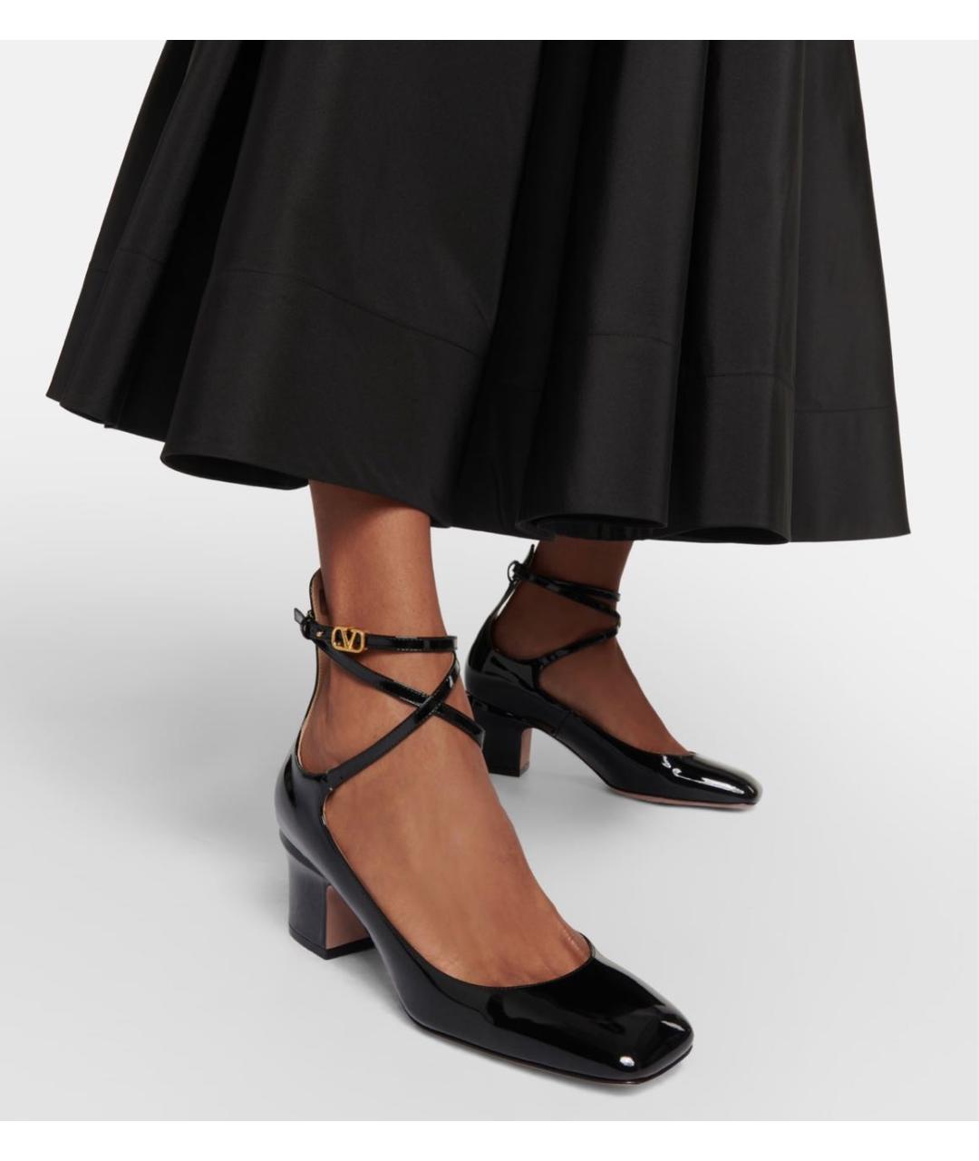 VALENTINO Черные туфли из лакированной кожи, фото 3