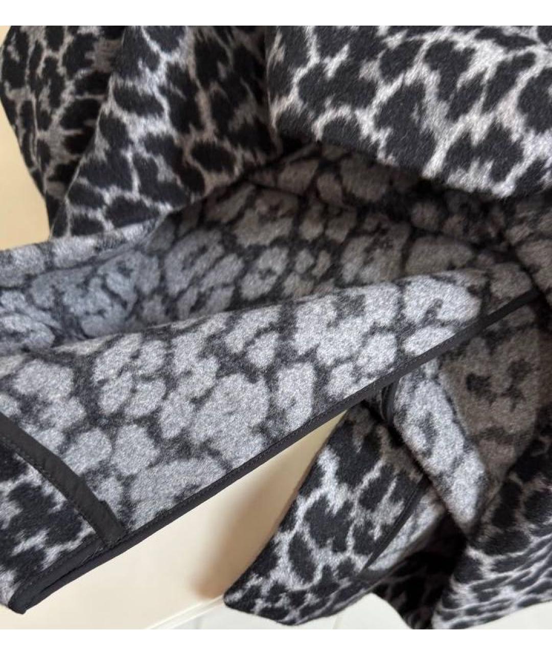 CHRISTIAN DIOR Антрацитовая шерстяная юбка миди, фото 8