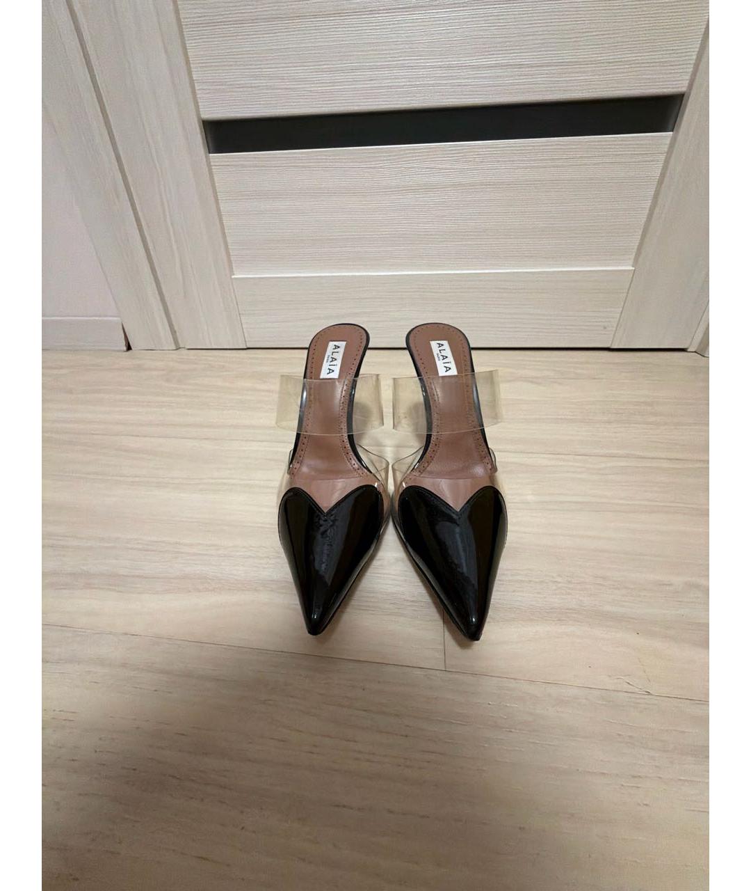 ALAIA Черные туфли из лакированной кожи, фото 2