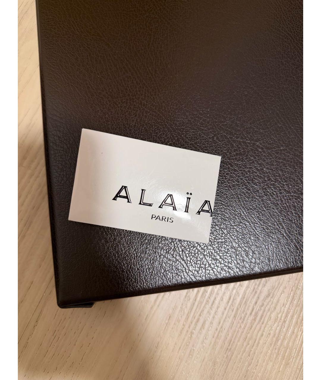 ALAIA Черные туфли из лакированной кожи, фото 6