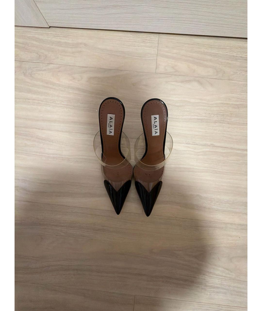 ALAIA Черные туфли из лакированной кожи, фото 3