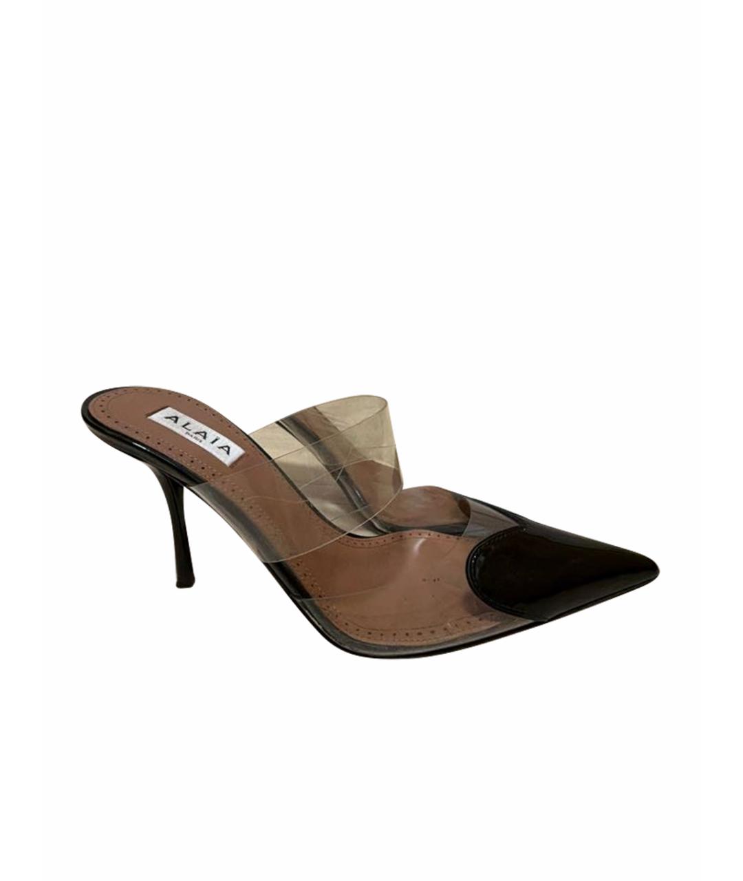 ALAIA Черные туфли из лакированной кожи, фото 1