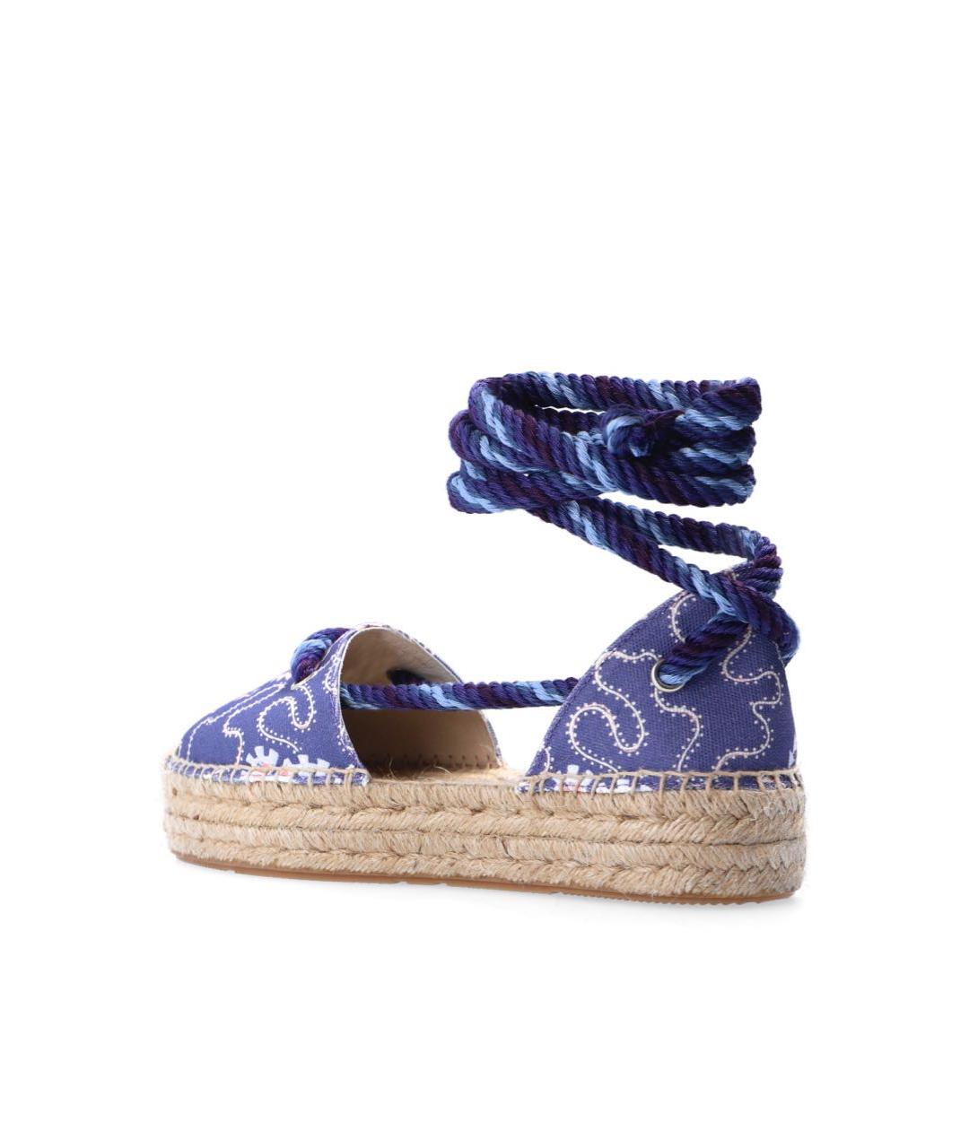 ISABEL MARANT Фиолетовые текстильные эспадрильи, фото 2