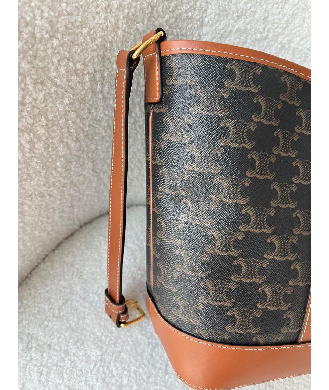 CELINE Черная сумка через плечо, фото 4