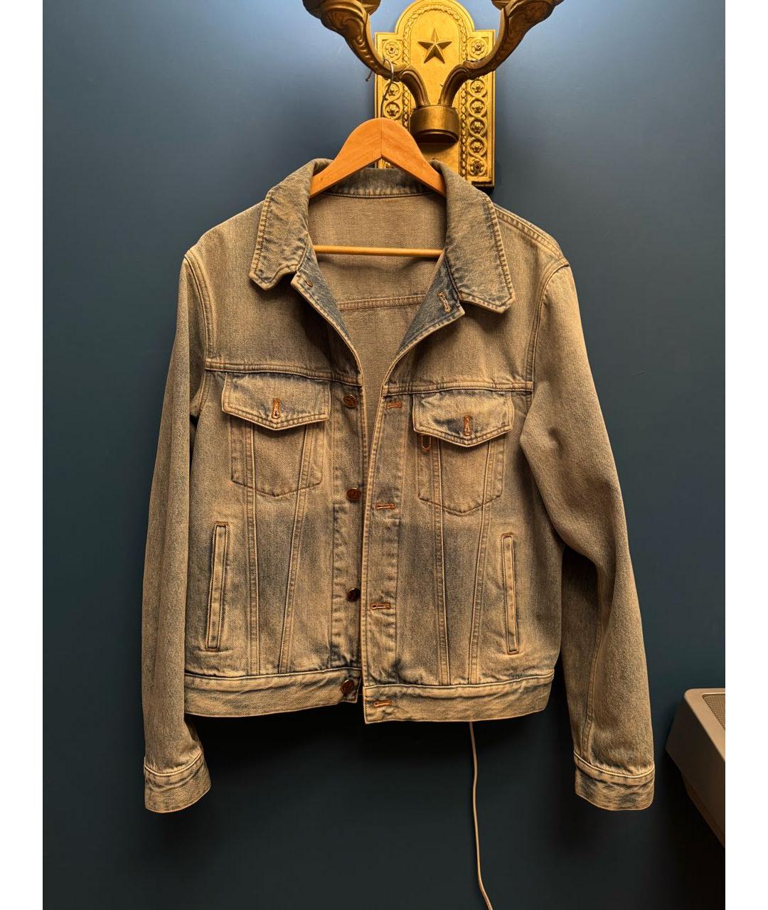 LOUIS VUITTON Голубая деним куртка, фото 9