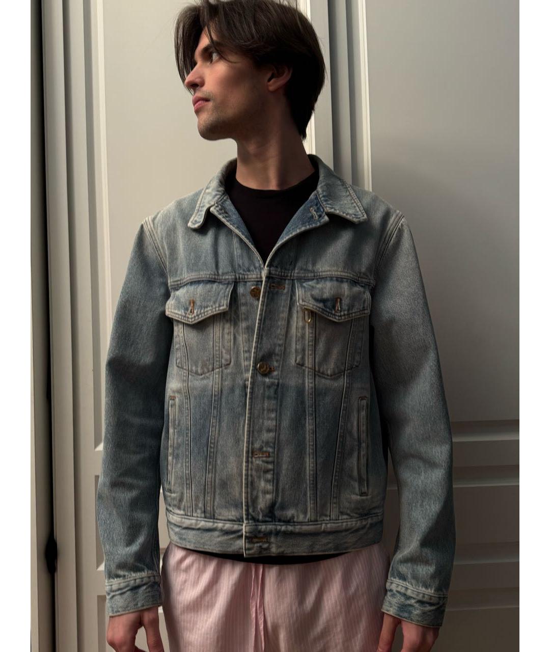 LOUIS VUITTON Голубая деним куртка, фото 8