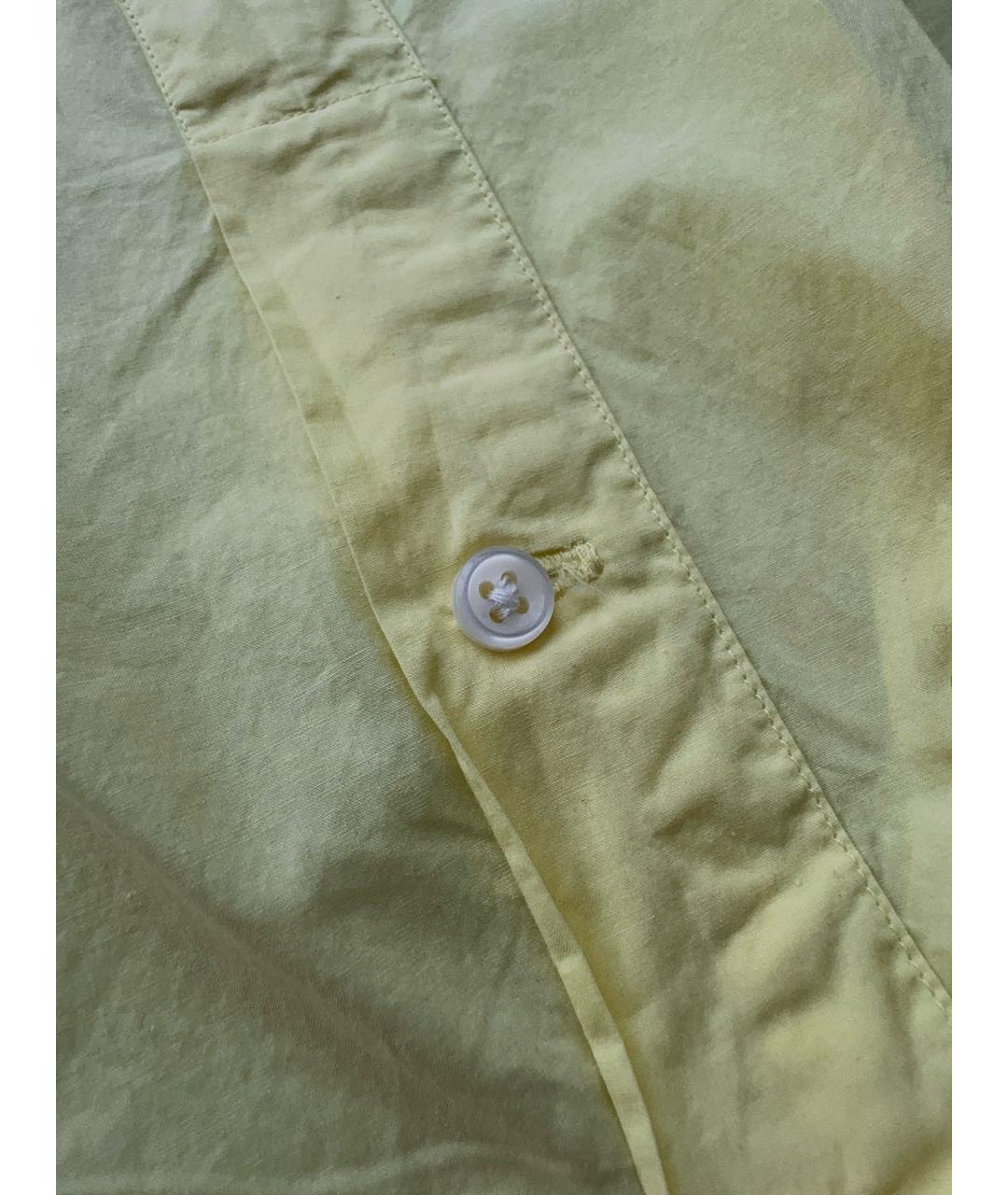 POLO RALPH LAUREN Желтая хлопковая кэжуал рубашка, фото 7