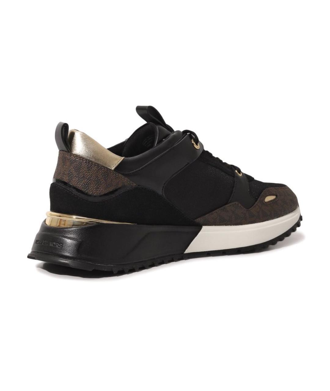 MICHAEL KORS Коричневые кожаные кроссовки, фото 4