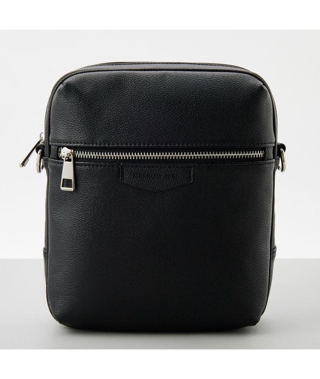 CERRUTI 1881 Черная сумка на плечо из искусственной кожи, фото 5