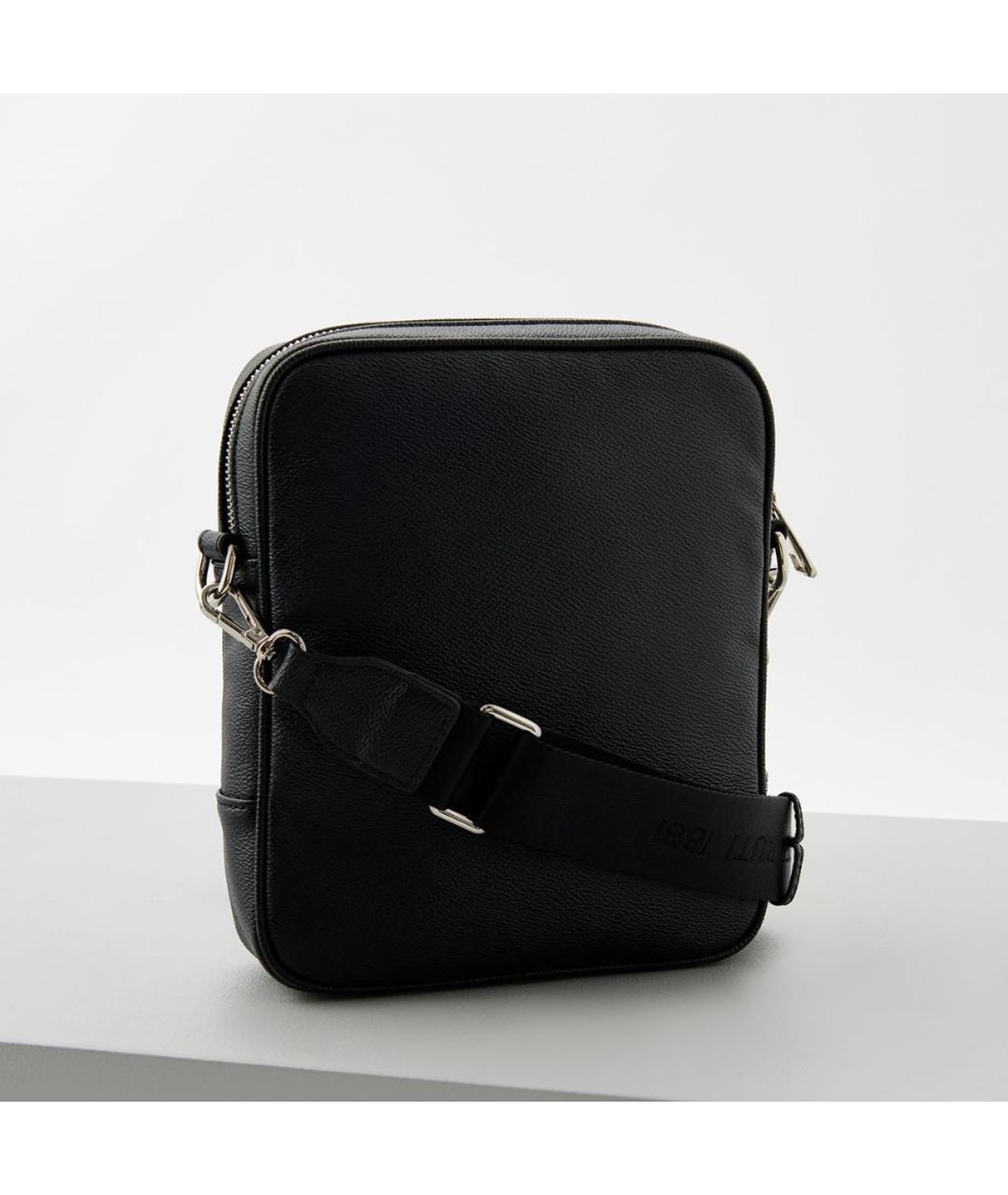 CERRUTI 1881 Черная сумка на плечо из искусственной кожи, фото 3