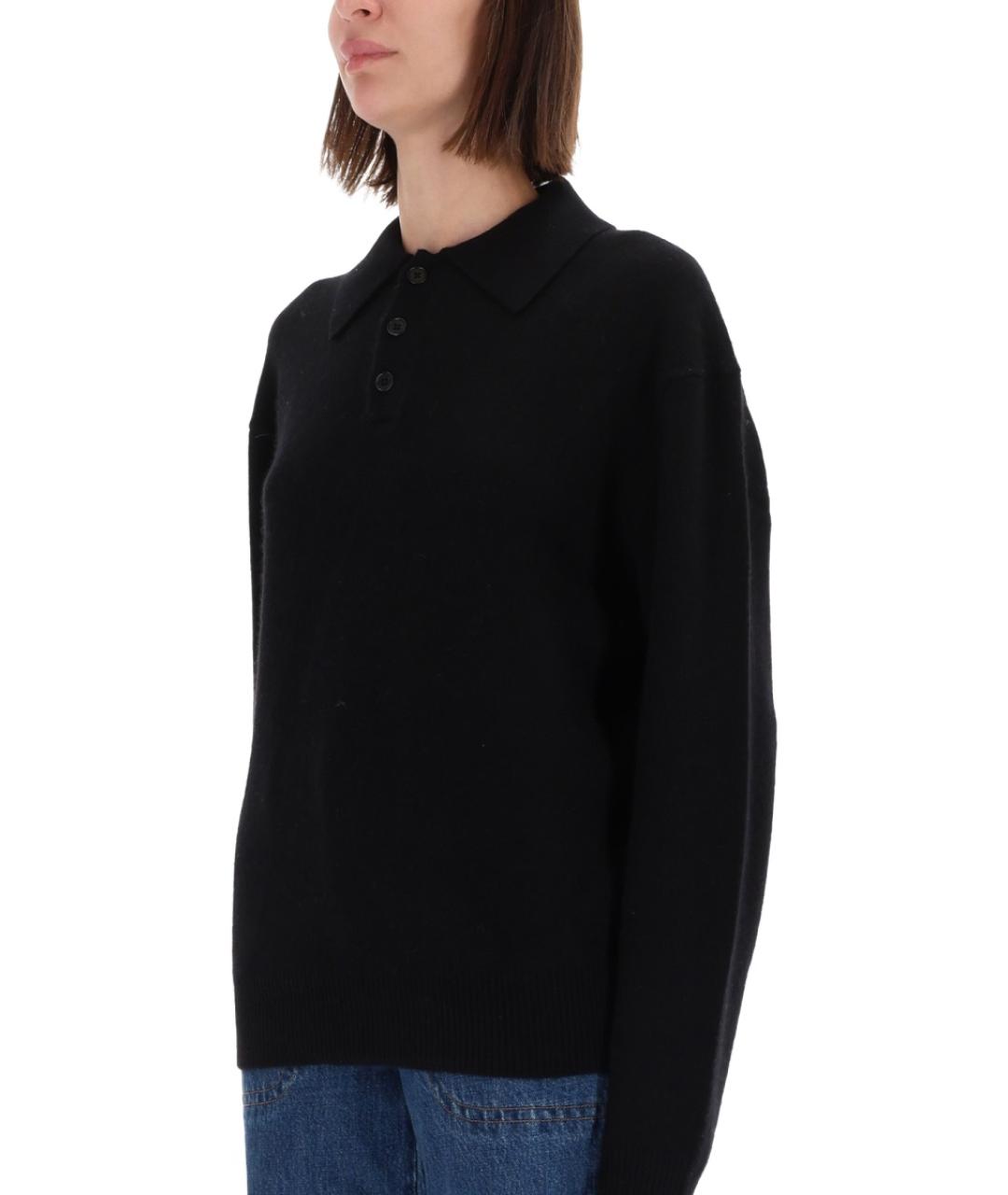 GUEST IN RESIDENCE Черный кашемировый джемпер / свитер, фото 5