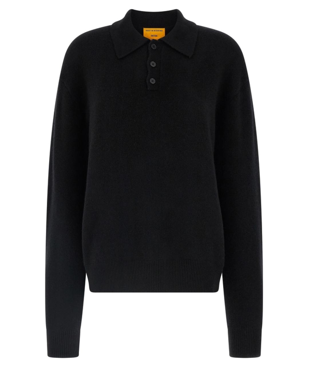 GUEST IN RESIDENCE Черный кашемировый джемпер / свитер, фото 1