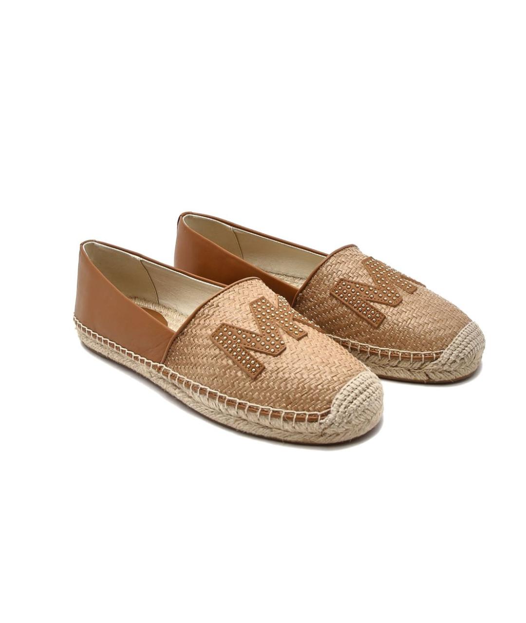 MICHAEL KORS Коричневые текстильные эспадрильи, фото 2
