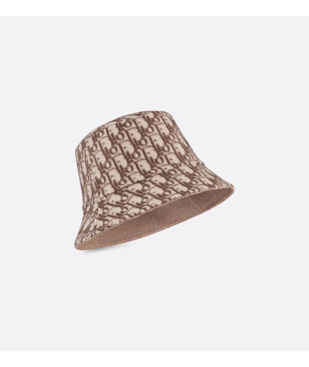 CHRISTIAN DIOR Бежевая шерстяная панама, фото 2