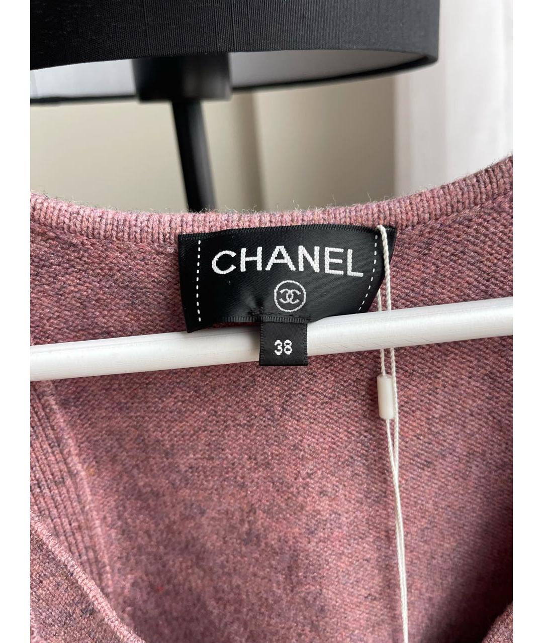 CHANEL Розовый кашемировый жилет, фото 4