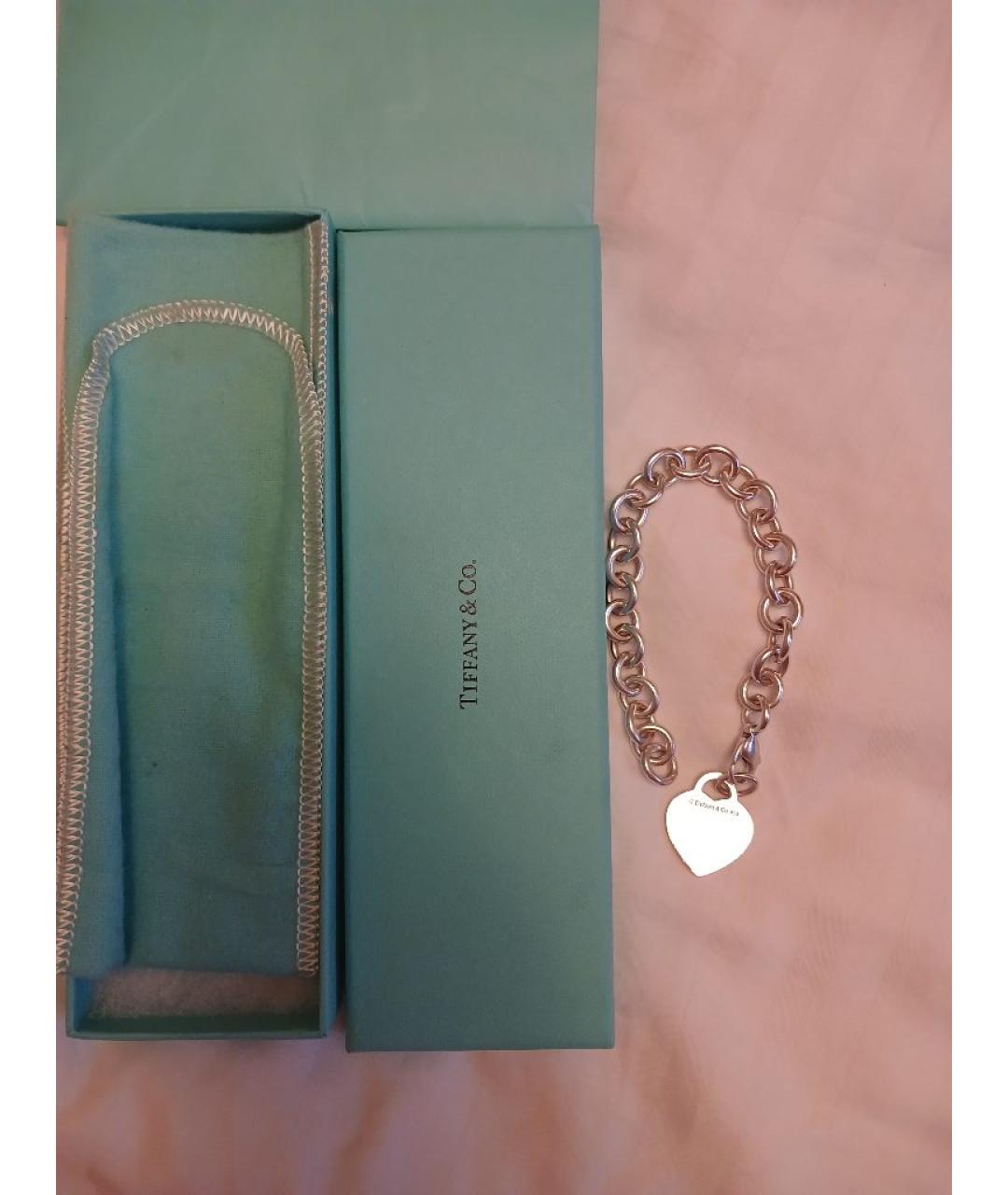 TIFFANY&CO Серебрянный серебряный браслет, фото 2