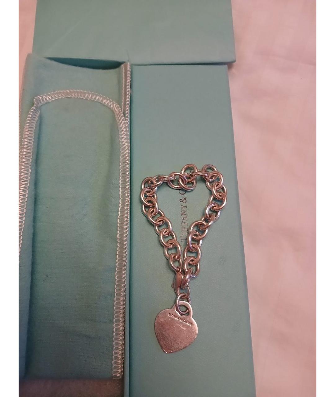 TIFFANY&CO Серебрянный серебряный браслет, фото 5