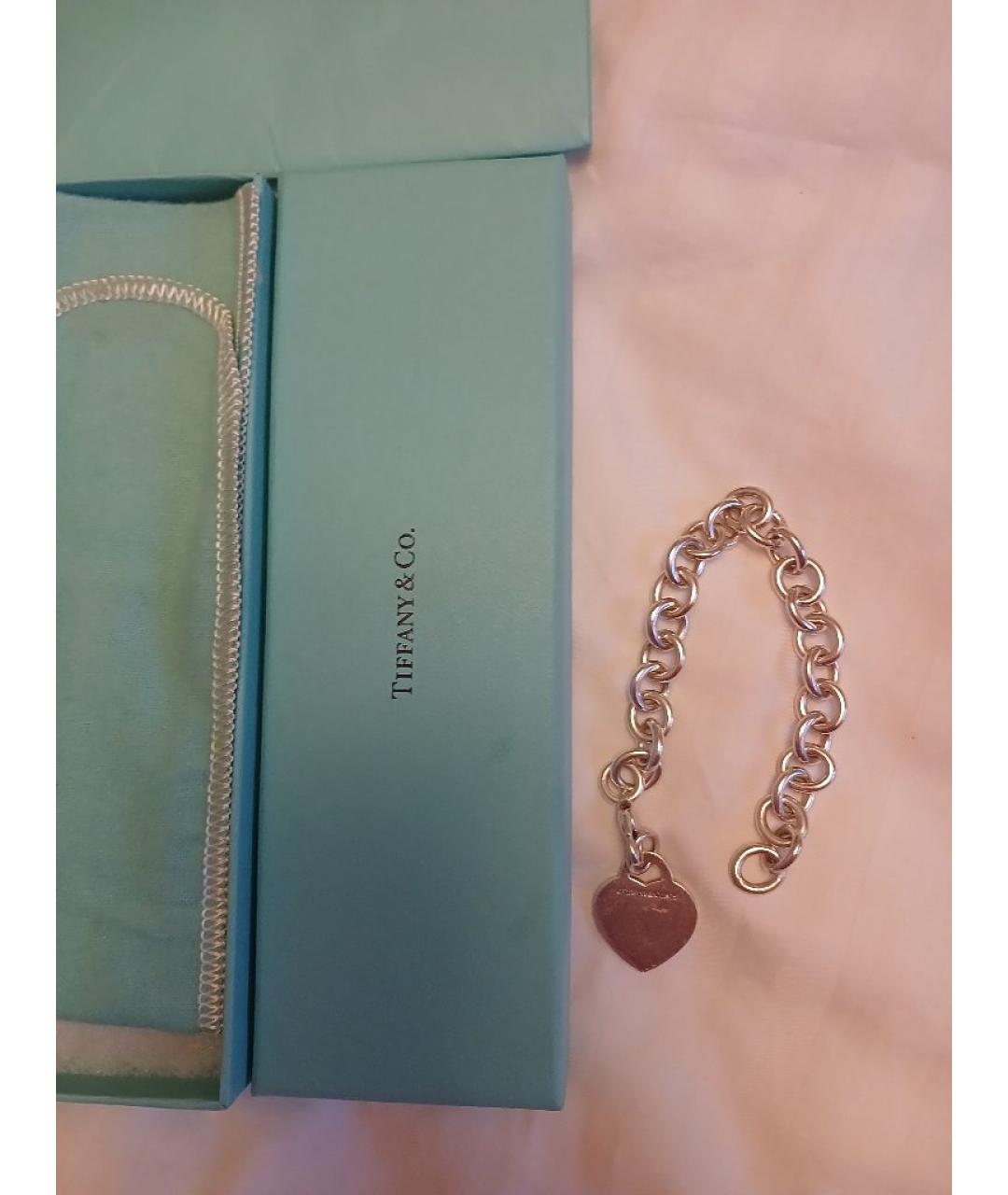 TIFFANY&CO Серебрянный серебряный браслет, фото 3
