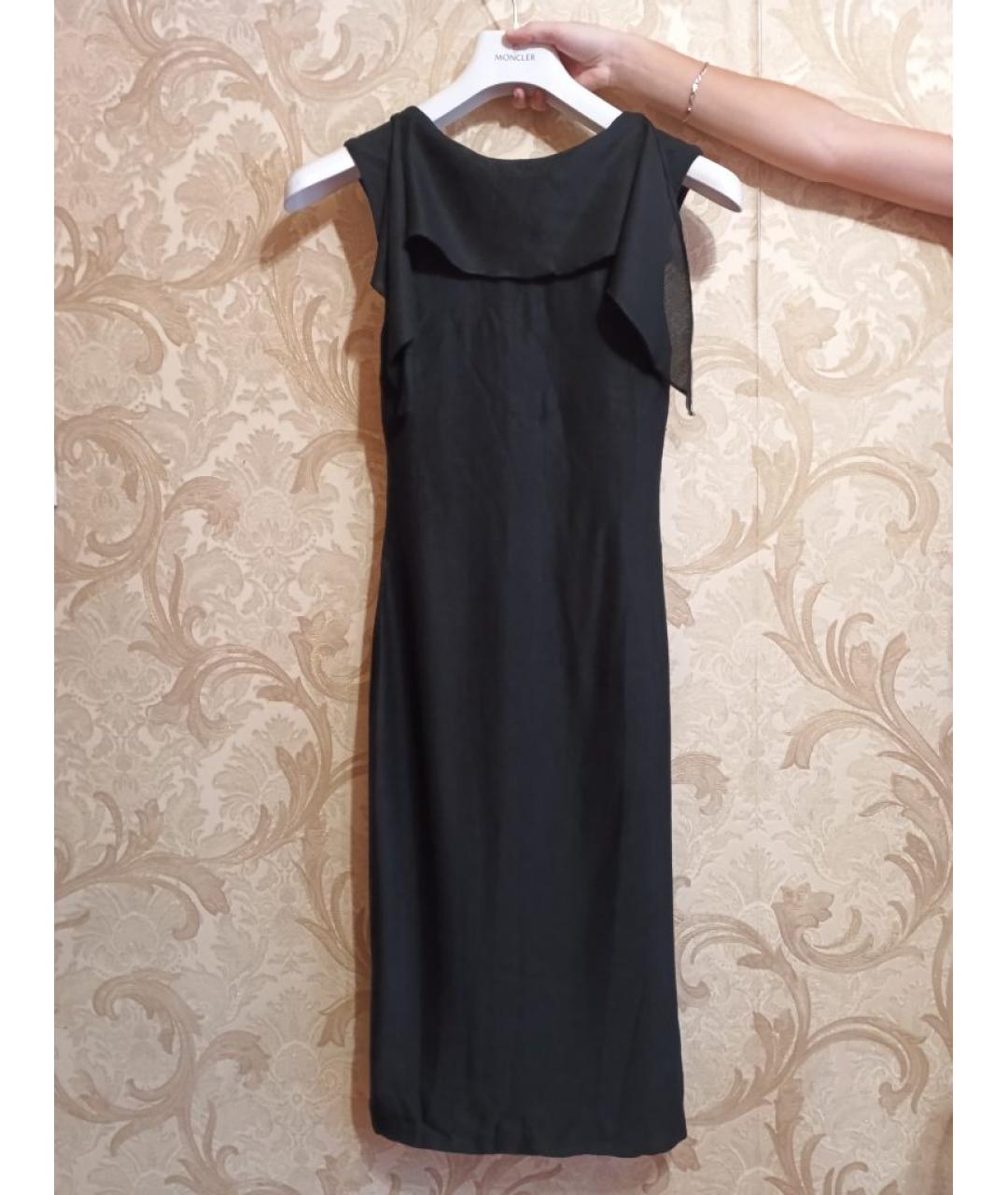 TOM FORD Черное вискозное коктейльное платье, фото 4