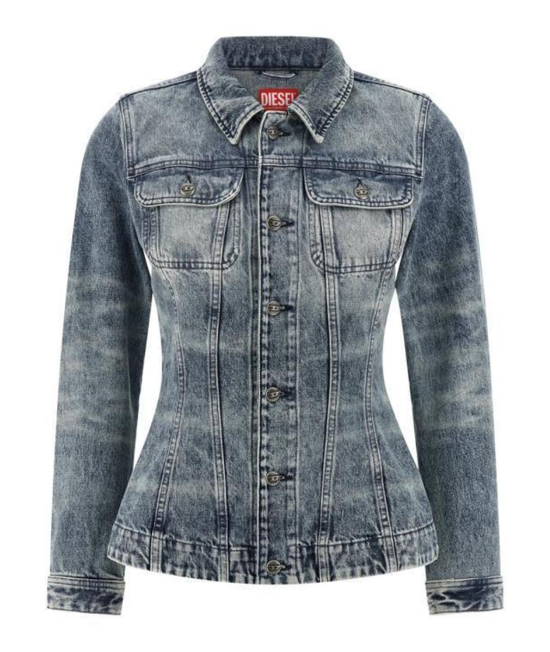 DIESEL Синяя хлопковая куртка, фото 1