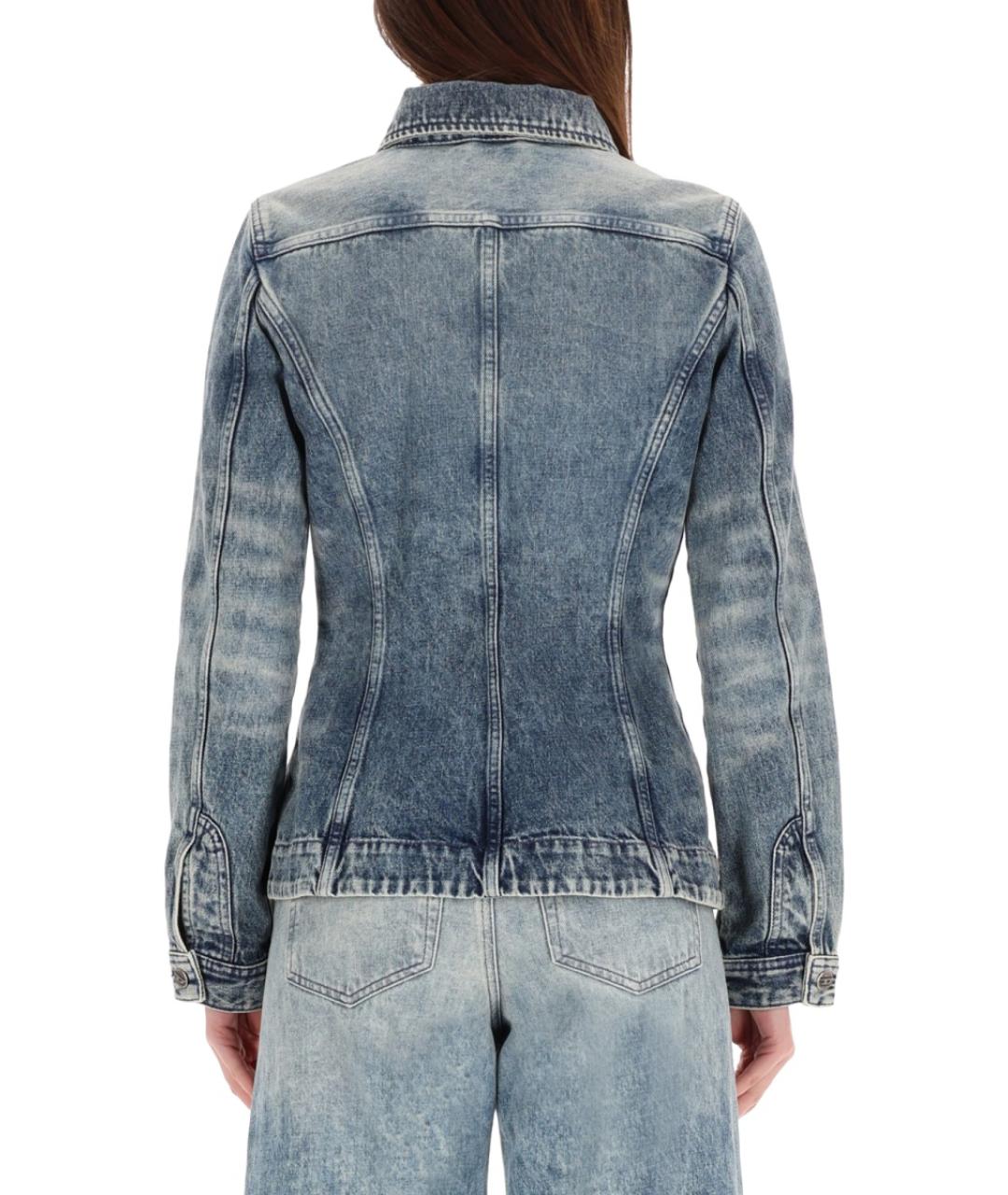 DIESEL Синяя хлопковая куртка, фото 3