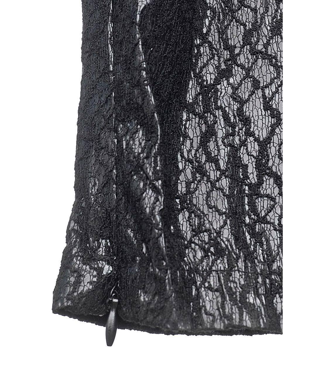 TWIN-SET Черные вискозные леггинсы и велосипедки, фото 7