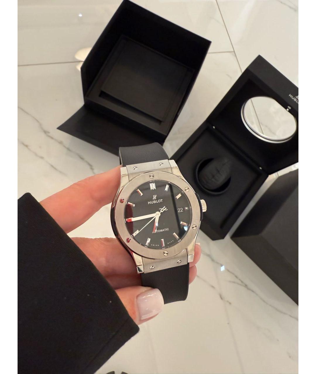 HUBLOT Черные часы, фото 5