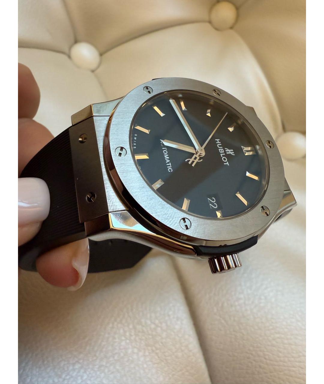 HUBLOT Черные часы, фото 9