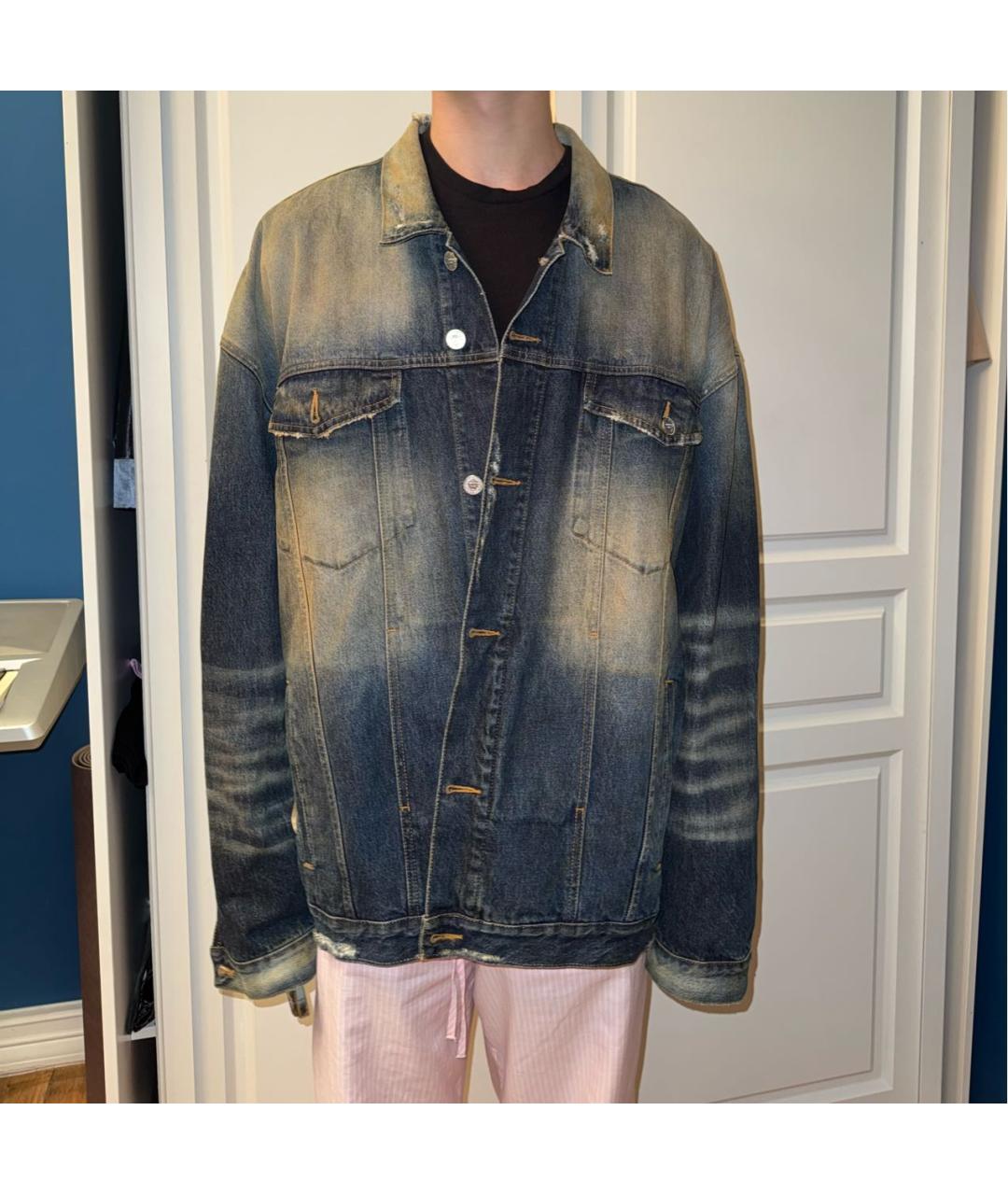 VETEMENTS Зеленая деним куртка, фото 5