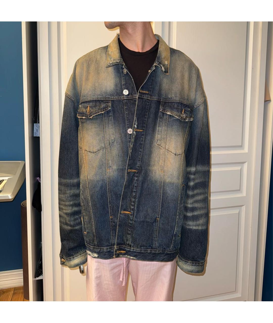 VETEMENTS Зеленая деним куртка, фото 6