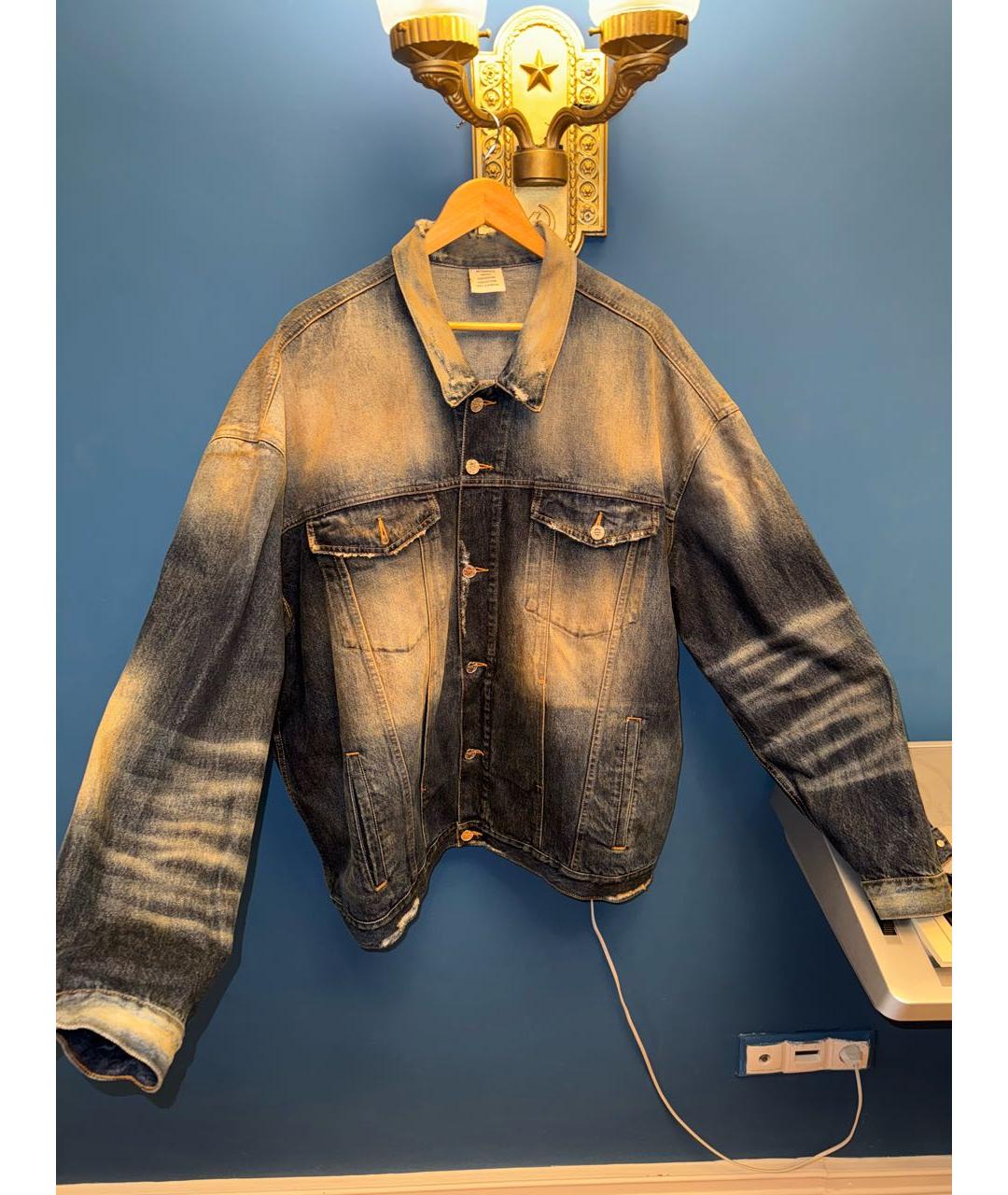 VETEMENTS Зеленая деним куртка, фото 8