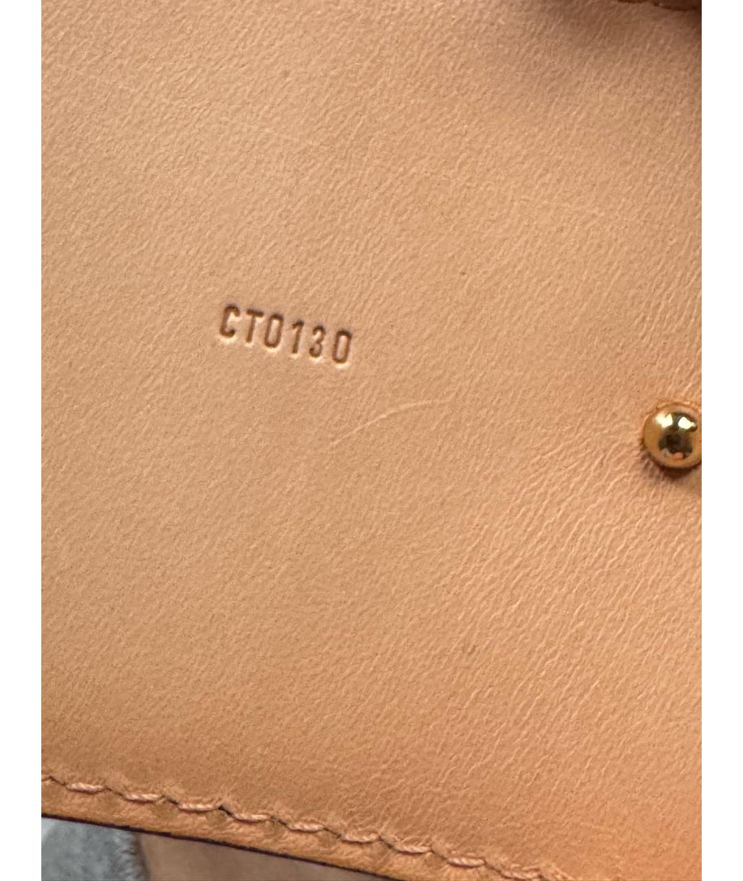 LOUIS VUITTON Бордовый ремень из лакированной кожи, фото 4