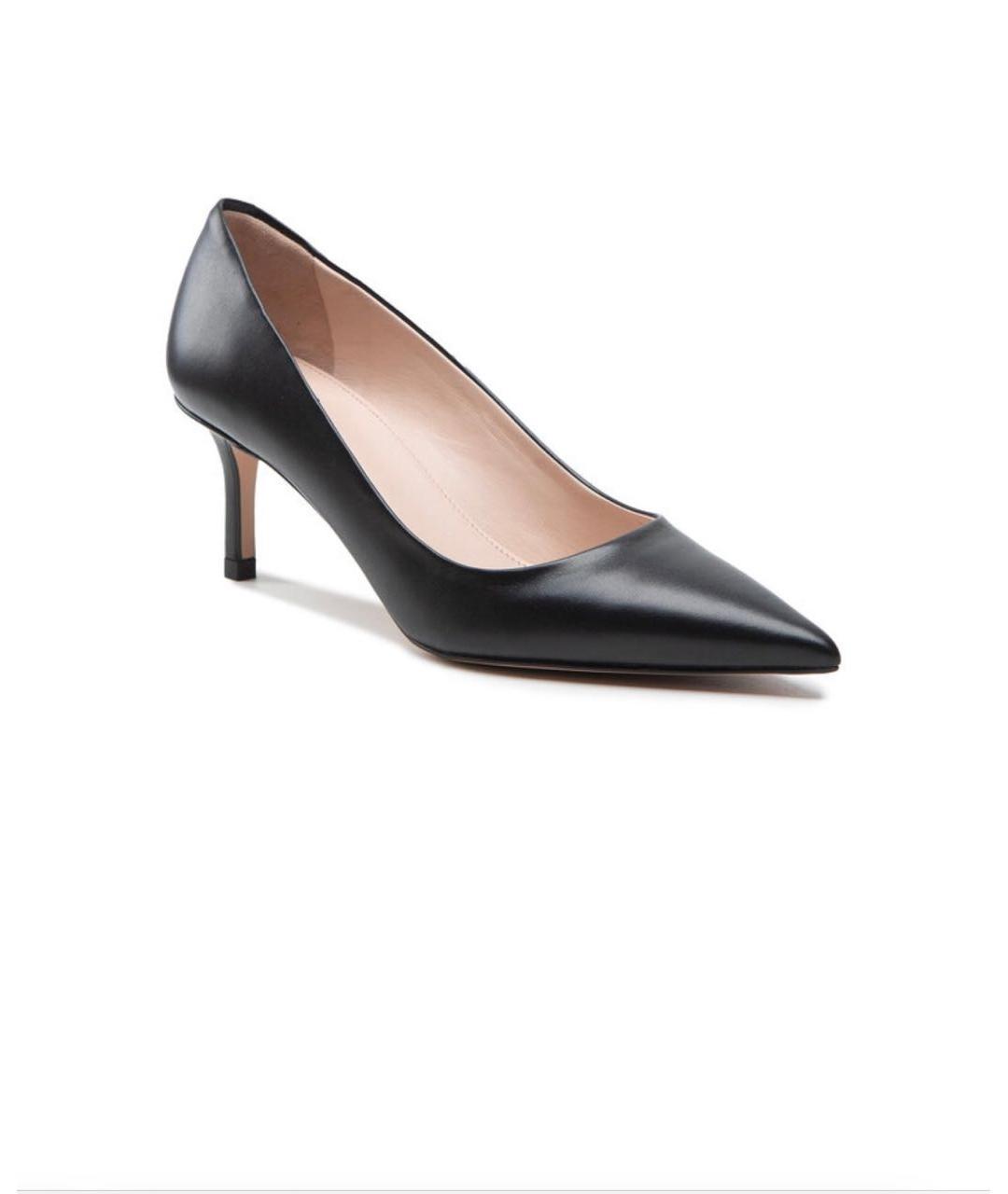 HUGO Черные кожаные туфли, фото 2