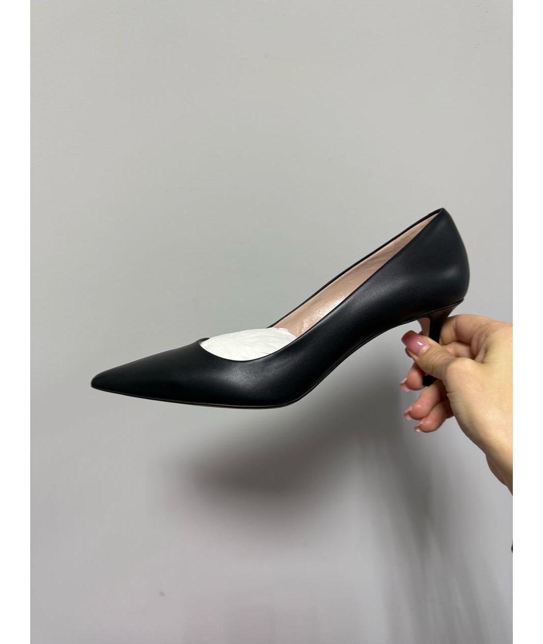 HUGO Черные кожаные туфли, фото 3