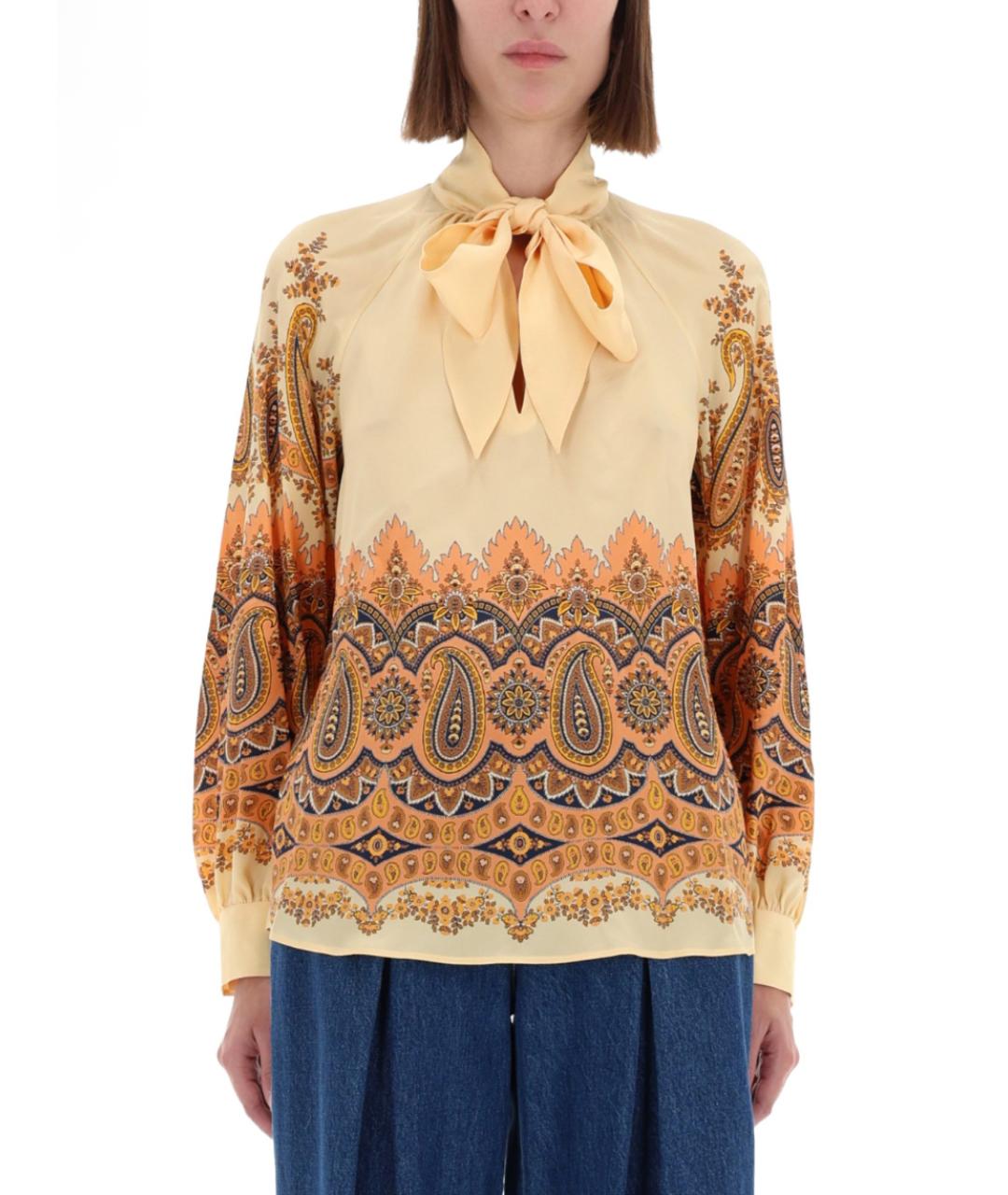 ETRO Мульти шелковая блузы, фото 5