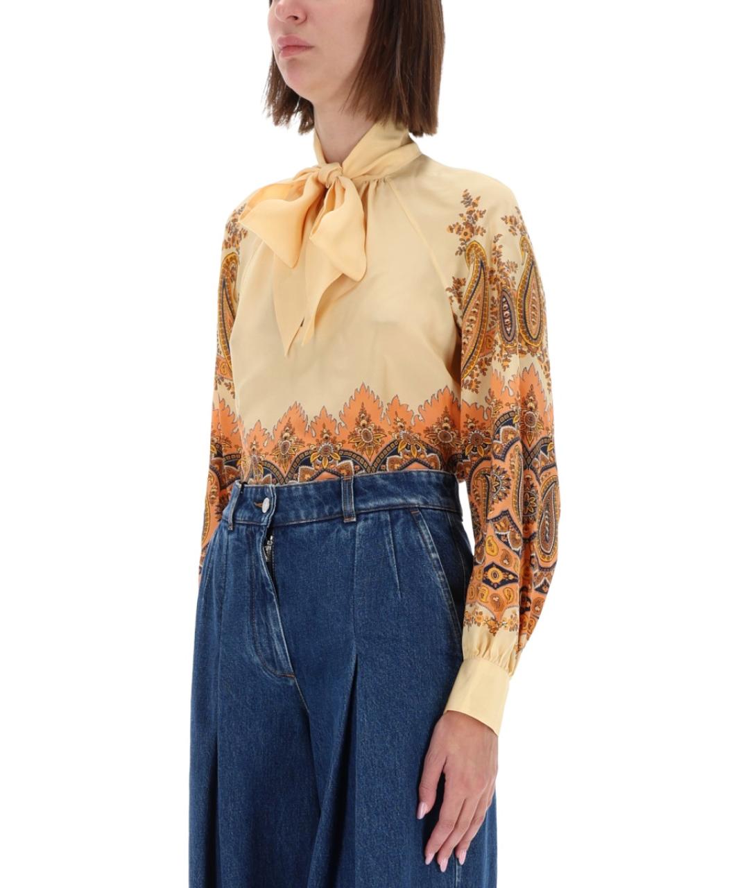 ETRO Мульти шелковая блузы, фото 3