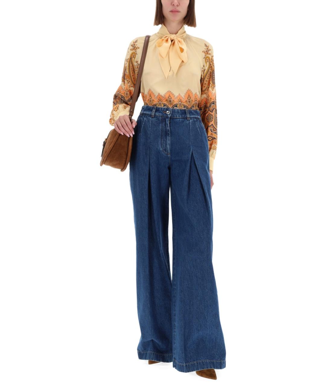 ETRO Мульти шелковая блузы, фото 4