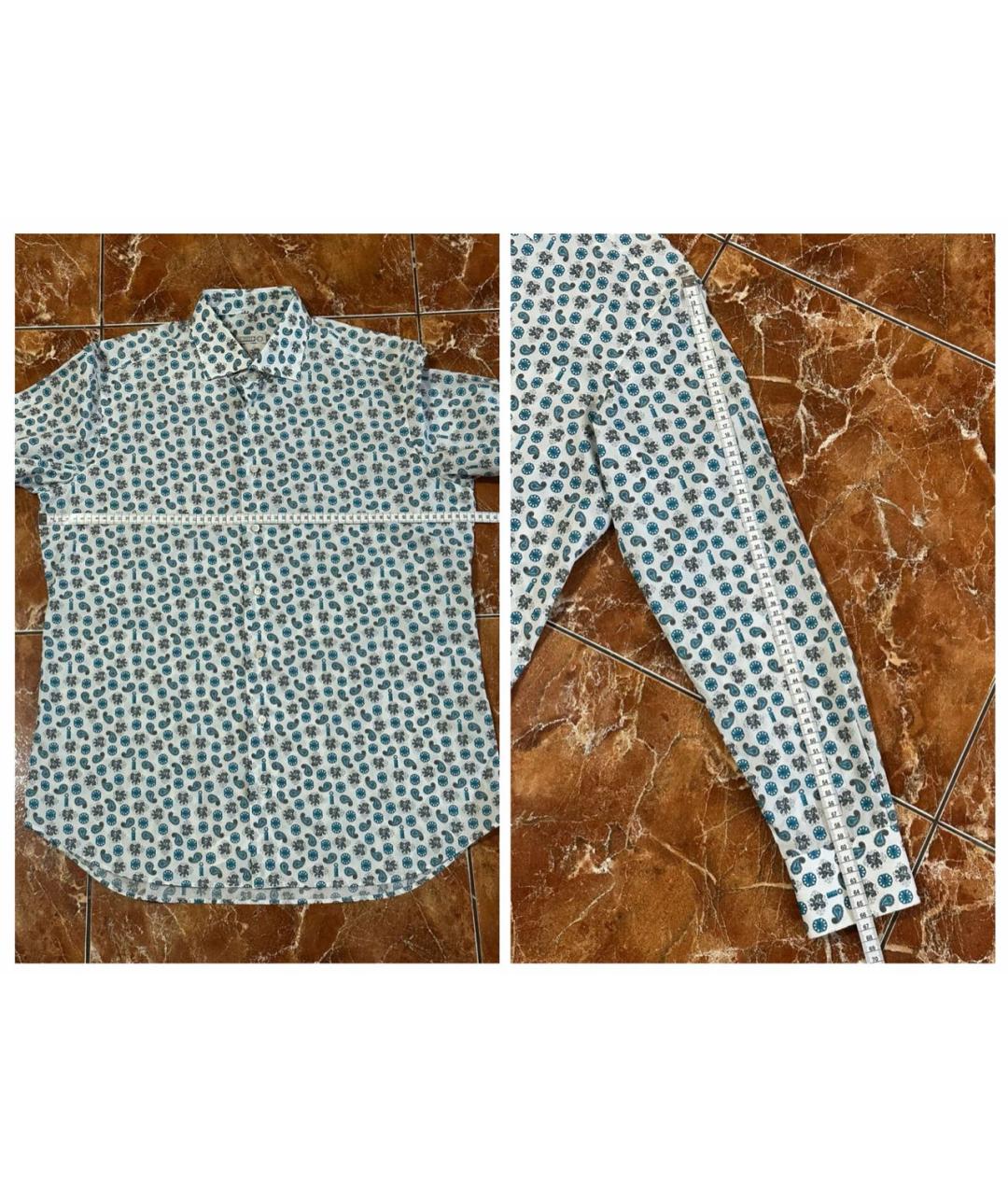 ZILLI Мульти хлопковая кэжуал рубашка, фото 8